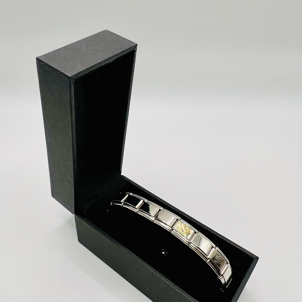 Nature’s Sunshine NSP Stainless Steel Stretch Bracelet w/ Box